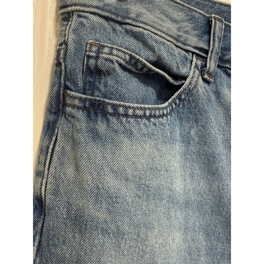 JW Anderson x Uniqlo Straight Jeans High Rise Medium Wash Women’s 32” Waist - Picture 10 of 11
